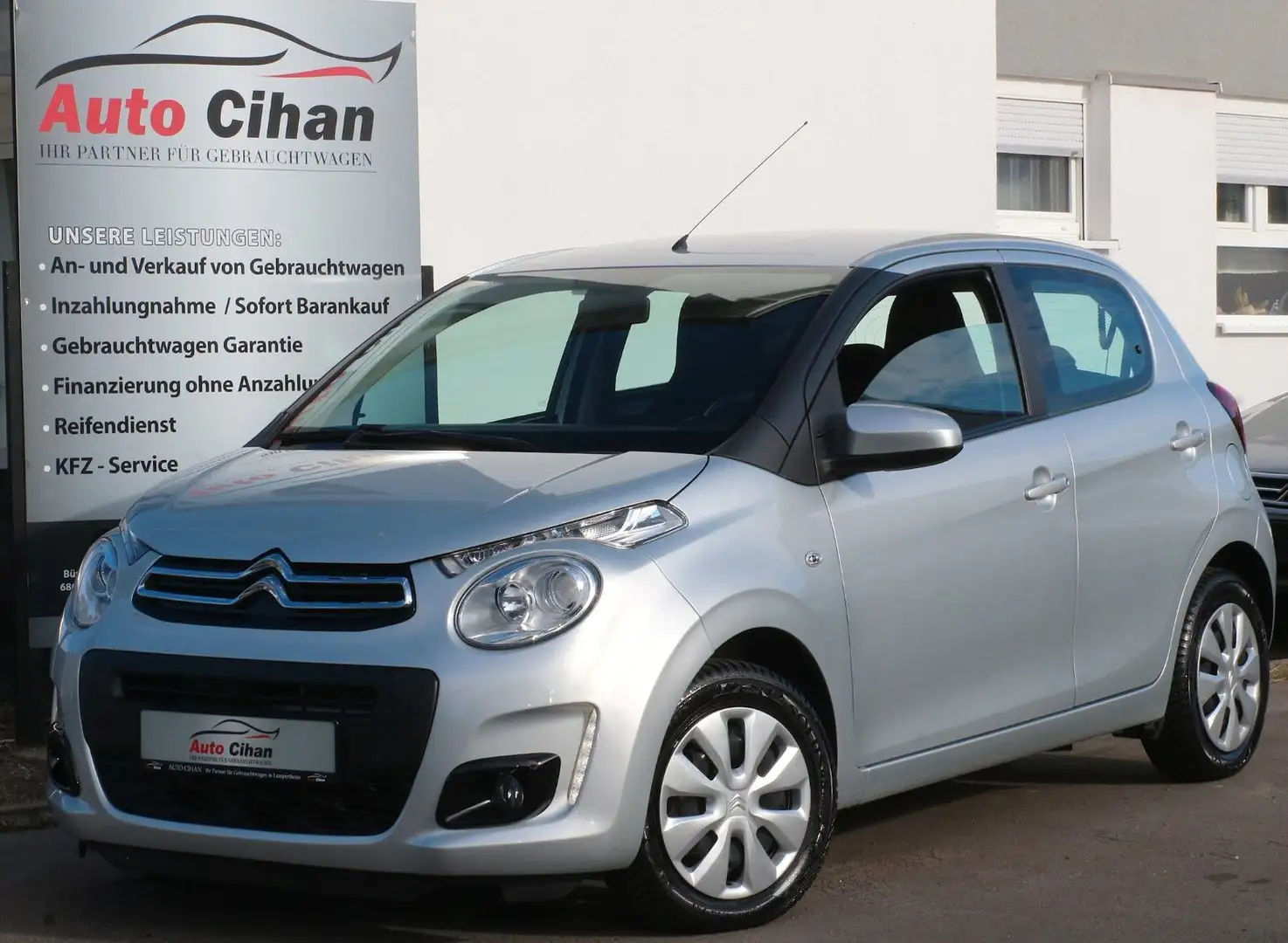 Citroen C1 Feel AUTOMATIK! KAMERA! NAVI! 1.HAND! TOP! Argent - 1