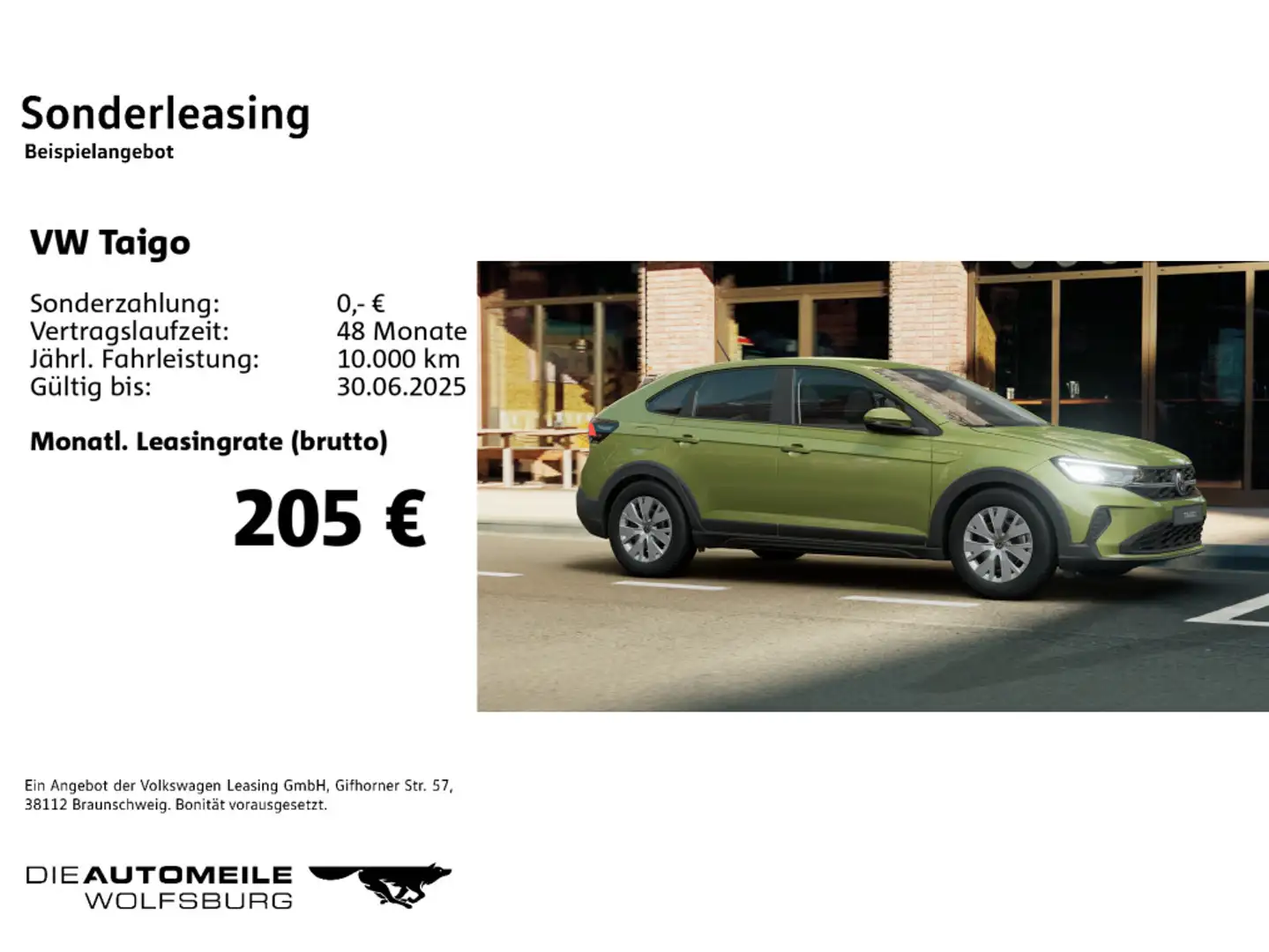 Volkswagen Taigo 1.0 TSI Basis LED/Einparkhi/ Grün - 2