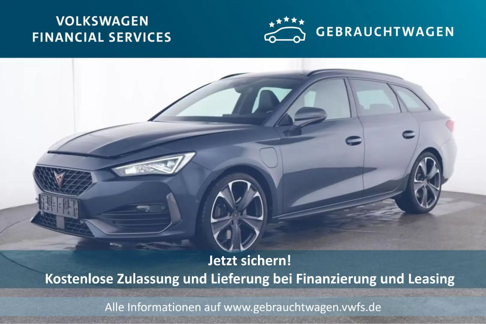 CUPRA Leon ST 1.4 e-Hybrid DSG RFK*PDC*Tempo*Klima*SH Szary - 1