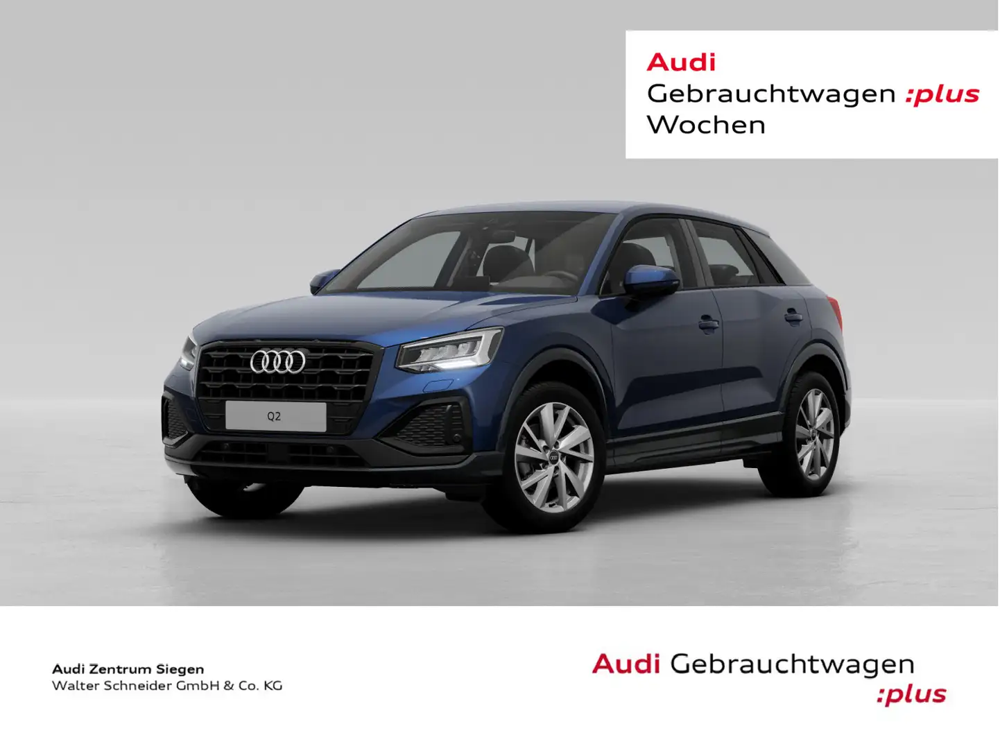 Audi Q2 35 TFSI advanced Navi Fahren Parken DSP Side- Blau - 1