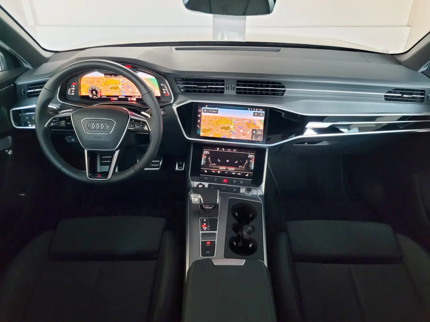 Audi A6 AVANT 40TDI STRONIC SLINE TETTO MATRIX -RESTYLING Gris - 2