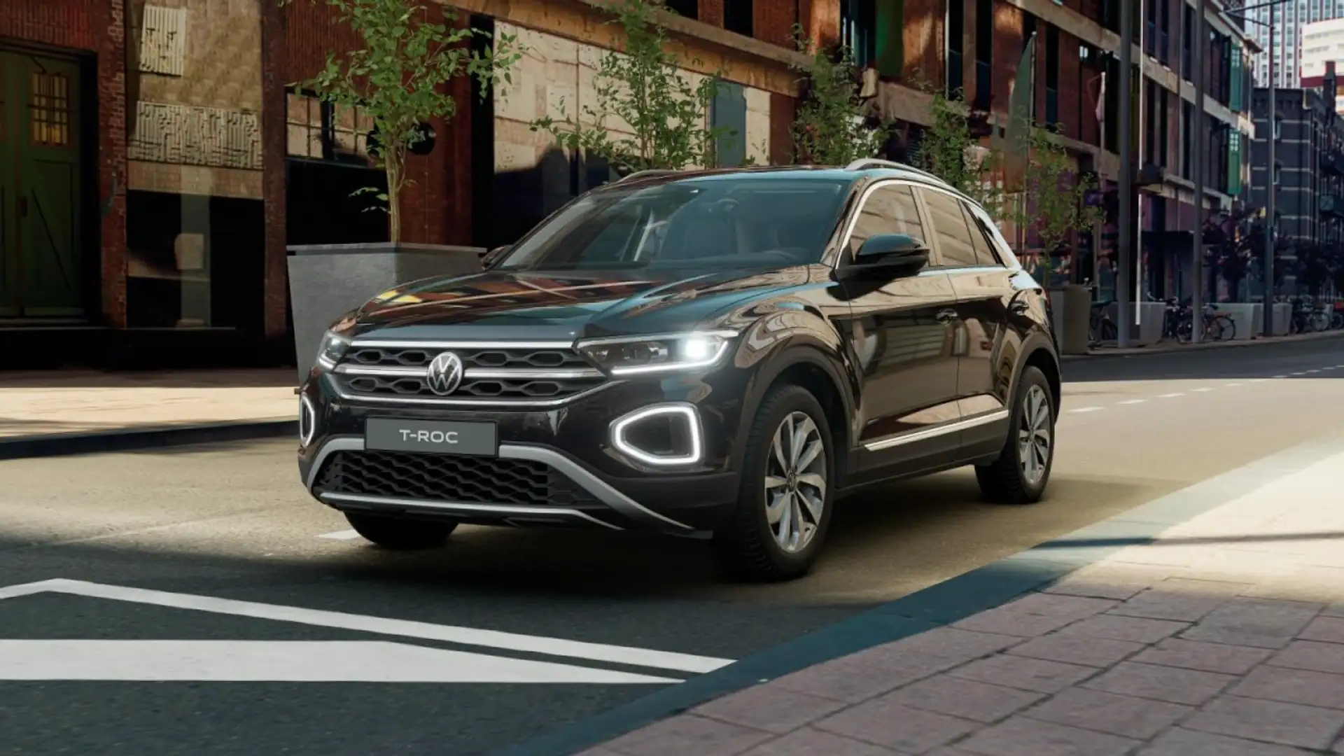 Volkswagen T-Roc Style 1.0 TSI SITZHZ+ACC+PDC+RFK+CARPLAY Klima Schwarz - 1