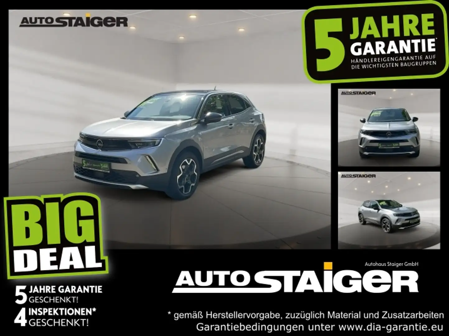 Opel Mokka 1.2 Turbo Ultimate Navi Sitzheizung Grau - 1