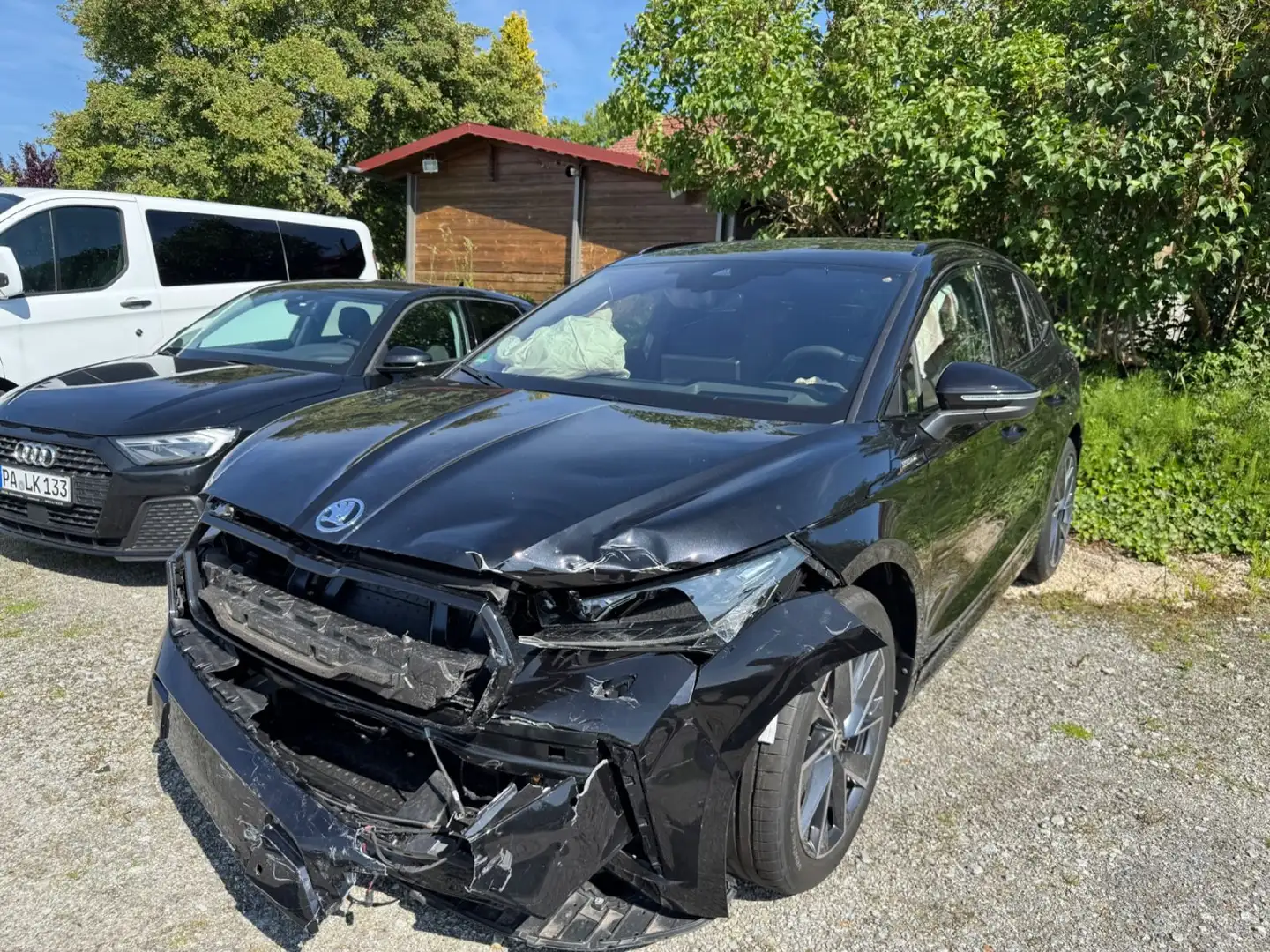 Skoda Enyaq 85 Sportline Noir - 1