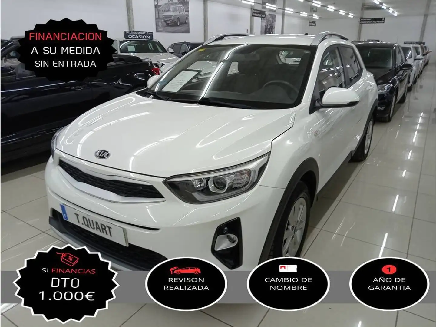 Kia Stonic Business 1.2 CVVT 62kW (84CV) Weiß - 1