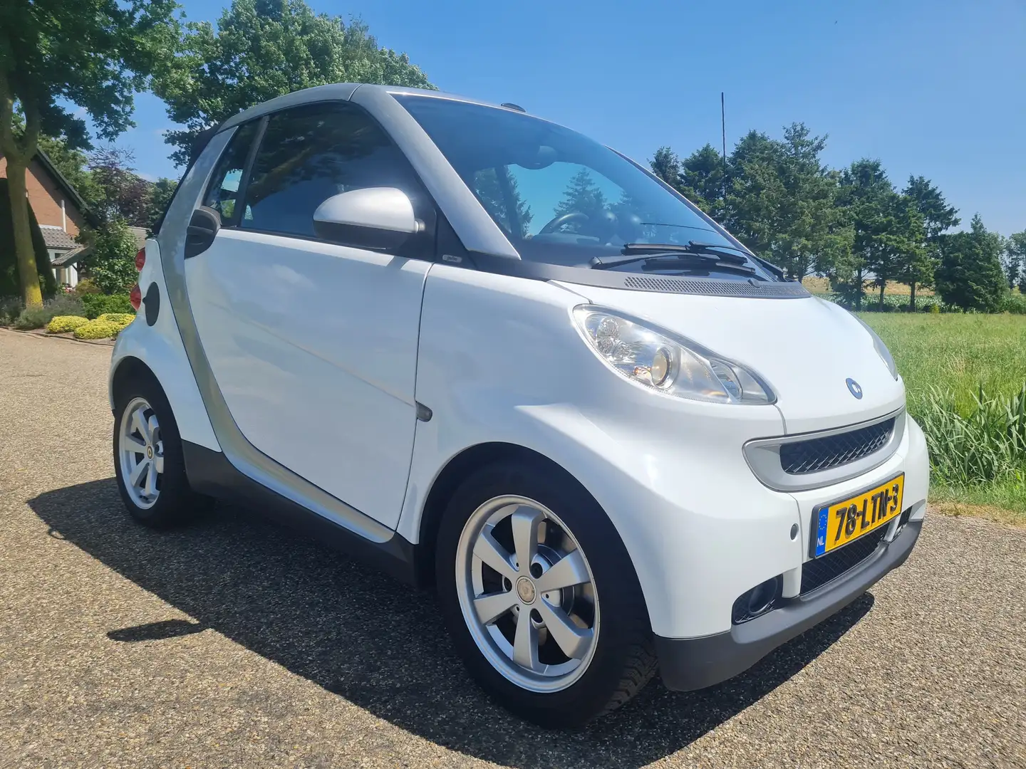 smart forTwo forTwo 1.0 mhd Pulse Cabrio Wit - 2