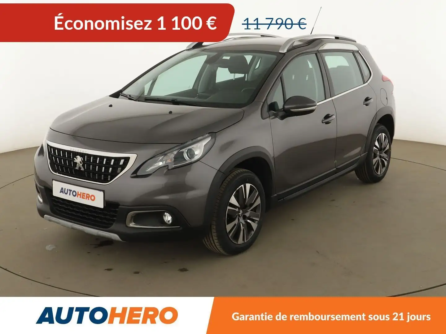 Peugeot 2008 1.2 PureTech Allure EAT6 Gris - 1