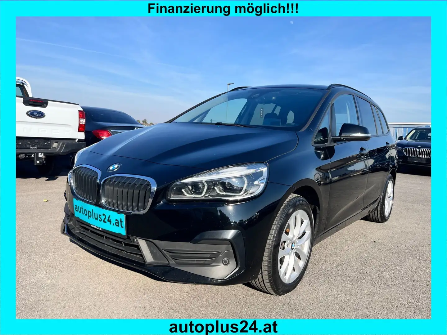 BMW 216 d Gran Tourer Advantage Aut. Schwarz - 1