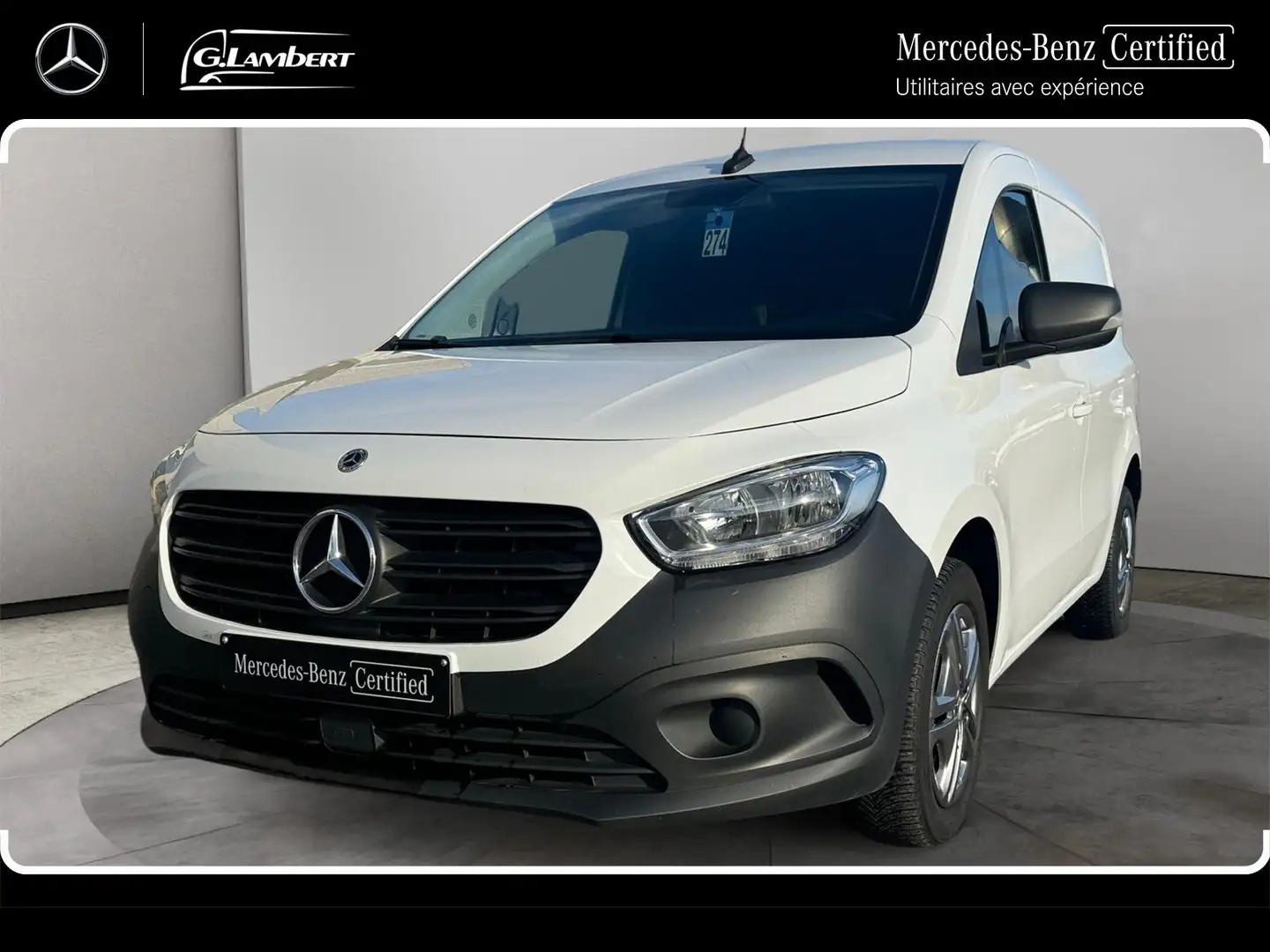 Mercedes-Benz Citan (274-P2) 108 CDI L1 Pro Mercedes-Benz Citan 108 CD Blanc - 1