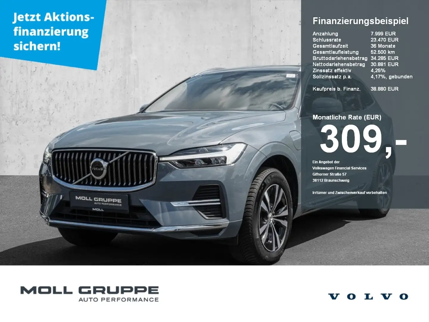 Volvo XC60 T6 AWD Inscription Expr. Plug-In Grau - 1