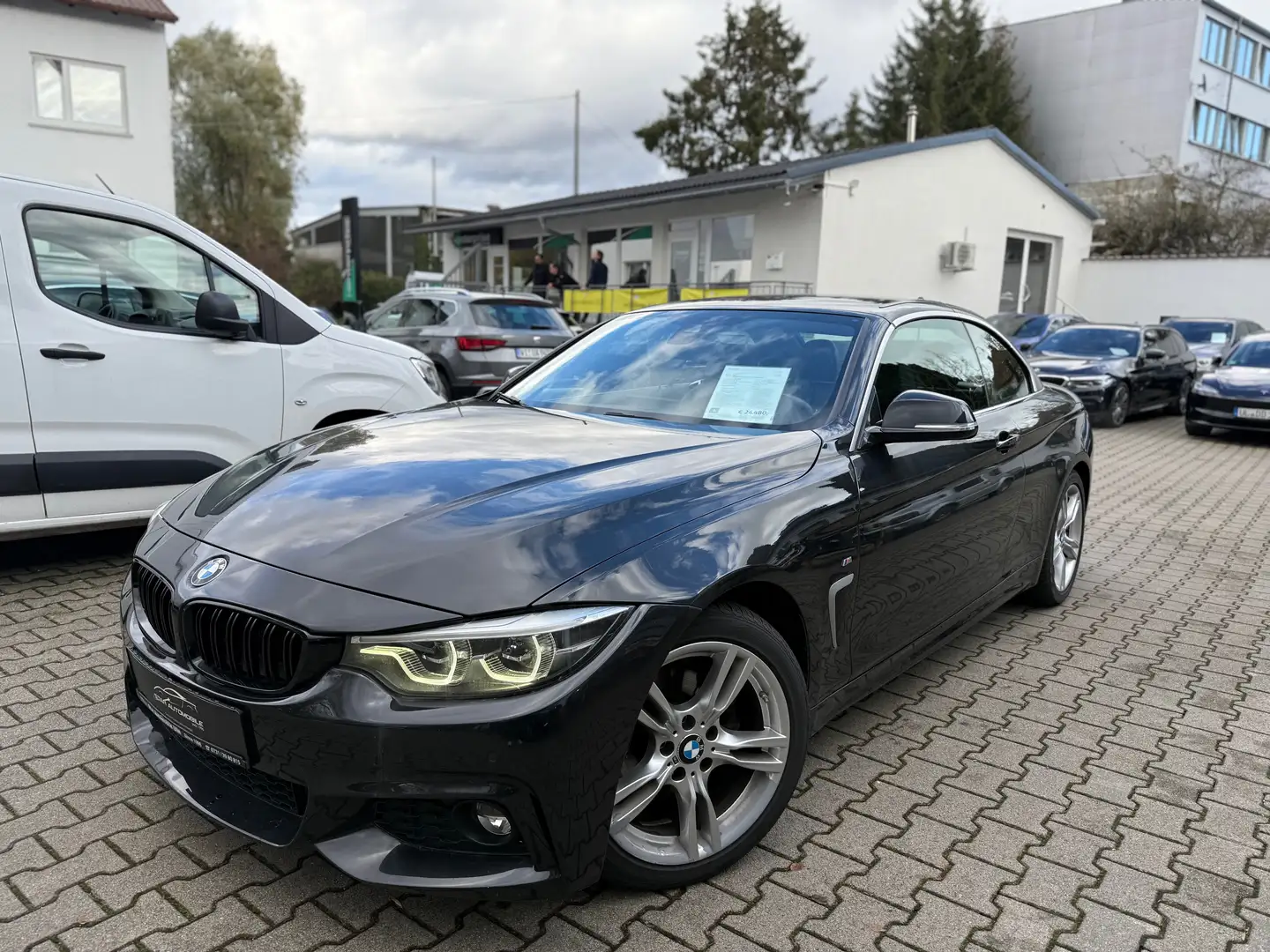 BMW 420 i M-Sport*Kamera*Leder*Wireless Charging*Navi*uvm Schwarz - 1