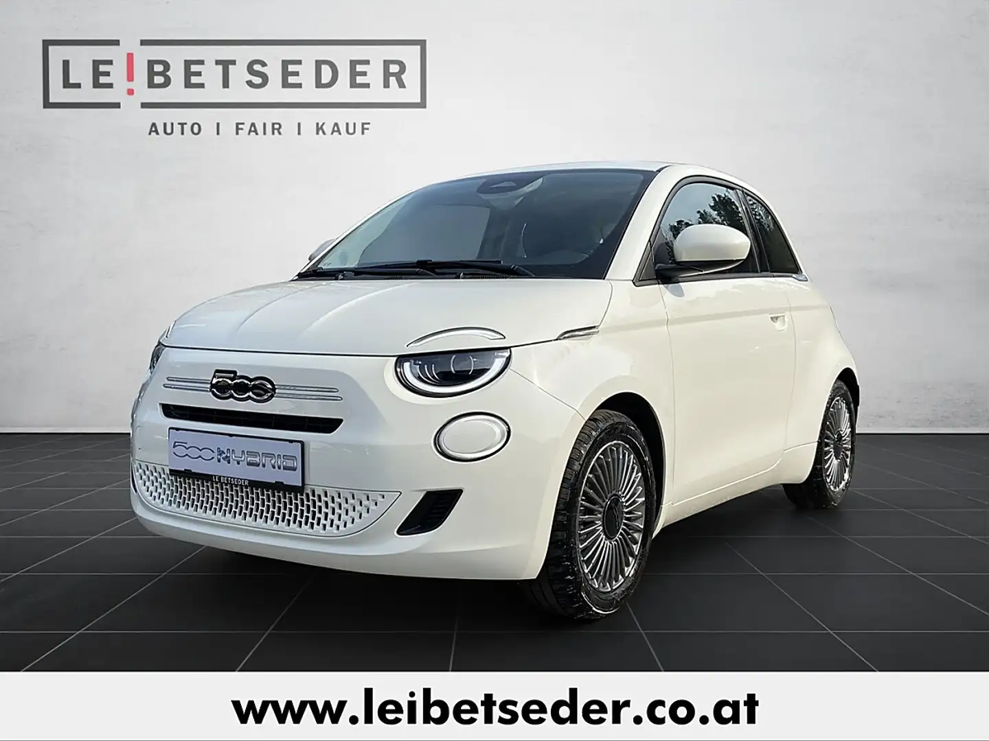 Fiat 500 Hatchback Hybrid Torino Weiß - 1