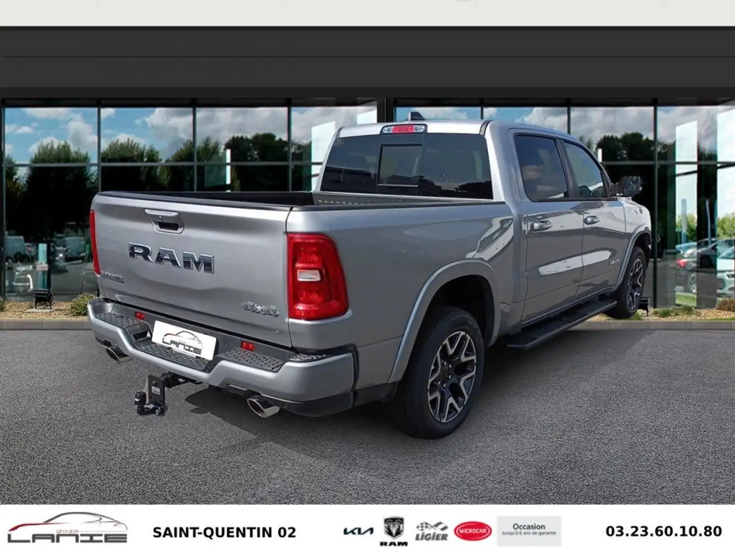 Dodge RAM 1500 CREW CAB 3.0 HURRICANE L6 TWIN TURBO 420 CH L Argent - 2