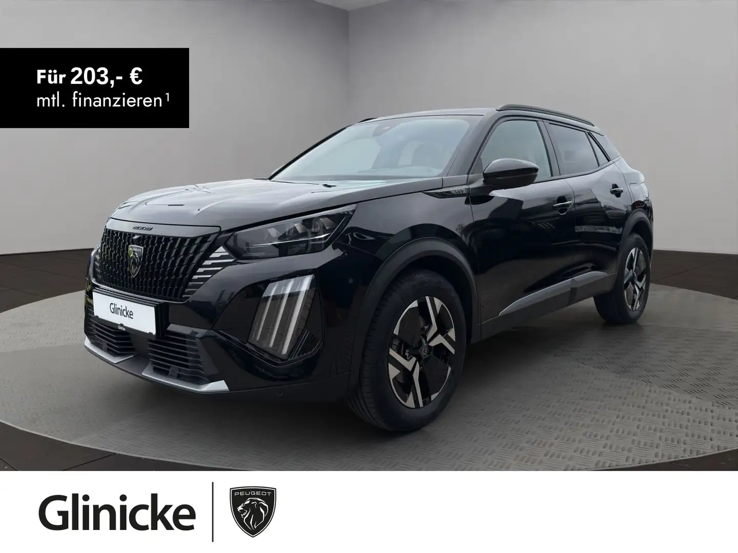 Peugeot 2008 GT HYBRID 145 e-DSC6 Schwarz - 1