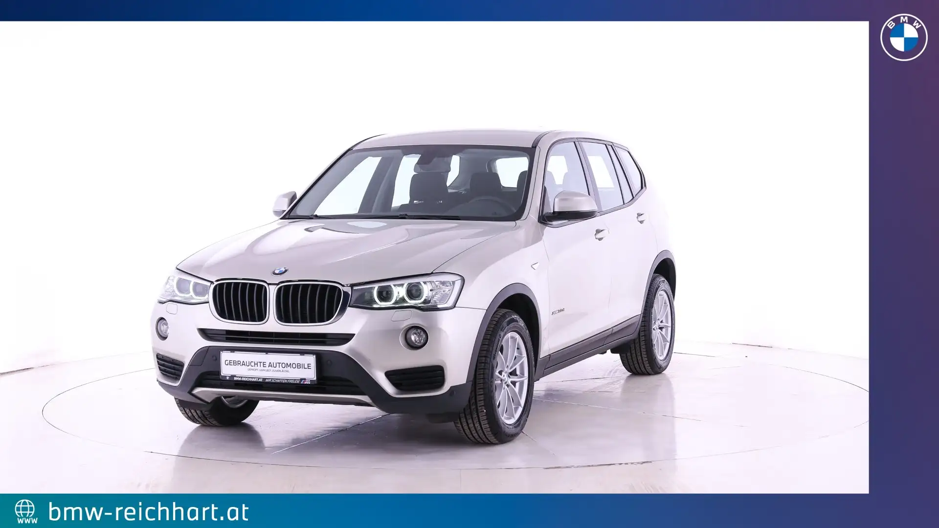 BMW X3 xDrive20d Silber - 1