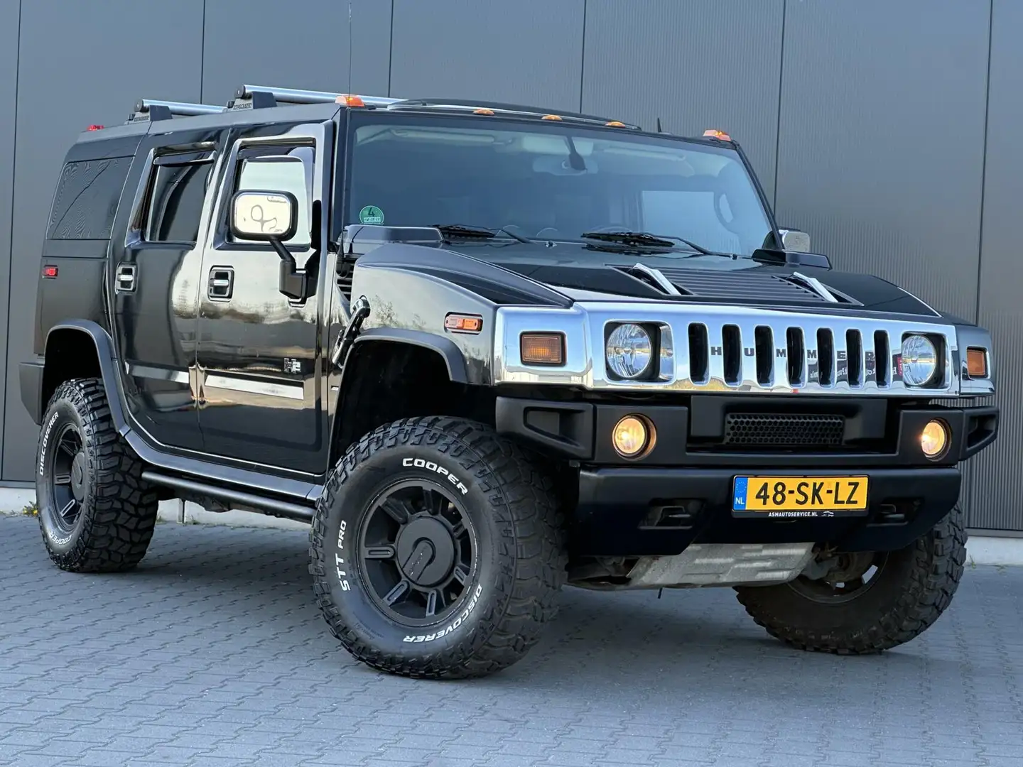 HUMMER H2 6.0 V8 Zeer Netjes - Zwart Leder - Schuifdak - DVD Černá - 2