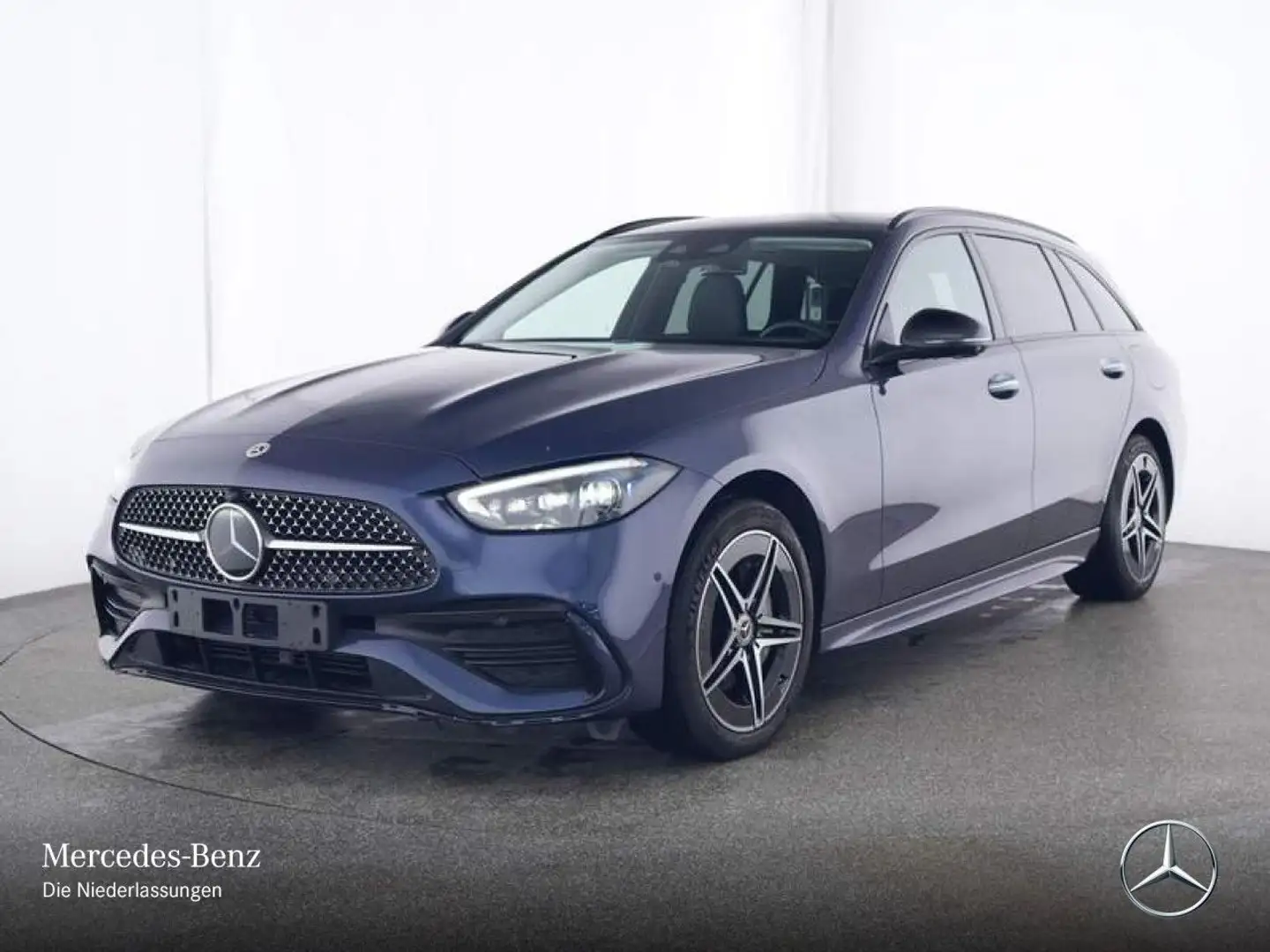 Mercedes-Benz C 300 de T AMG+NIGHT+PANO+360+BURMESTER+KEYLESS+9G Blau - 2