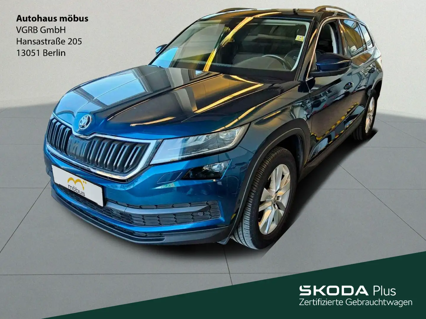 Skoda Kodiaq 2.0 TDI DSG *STYLE*4x4*STANDH.*LED*PANO* Blau - 2