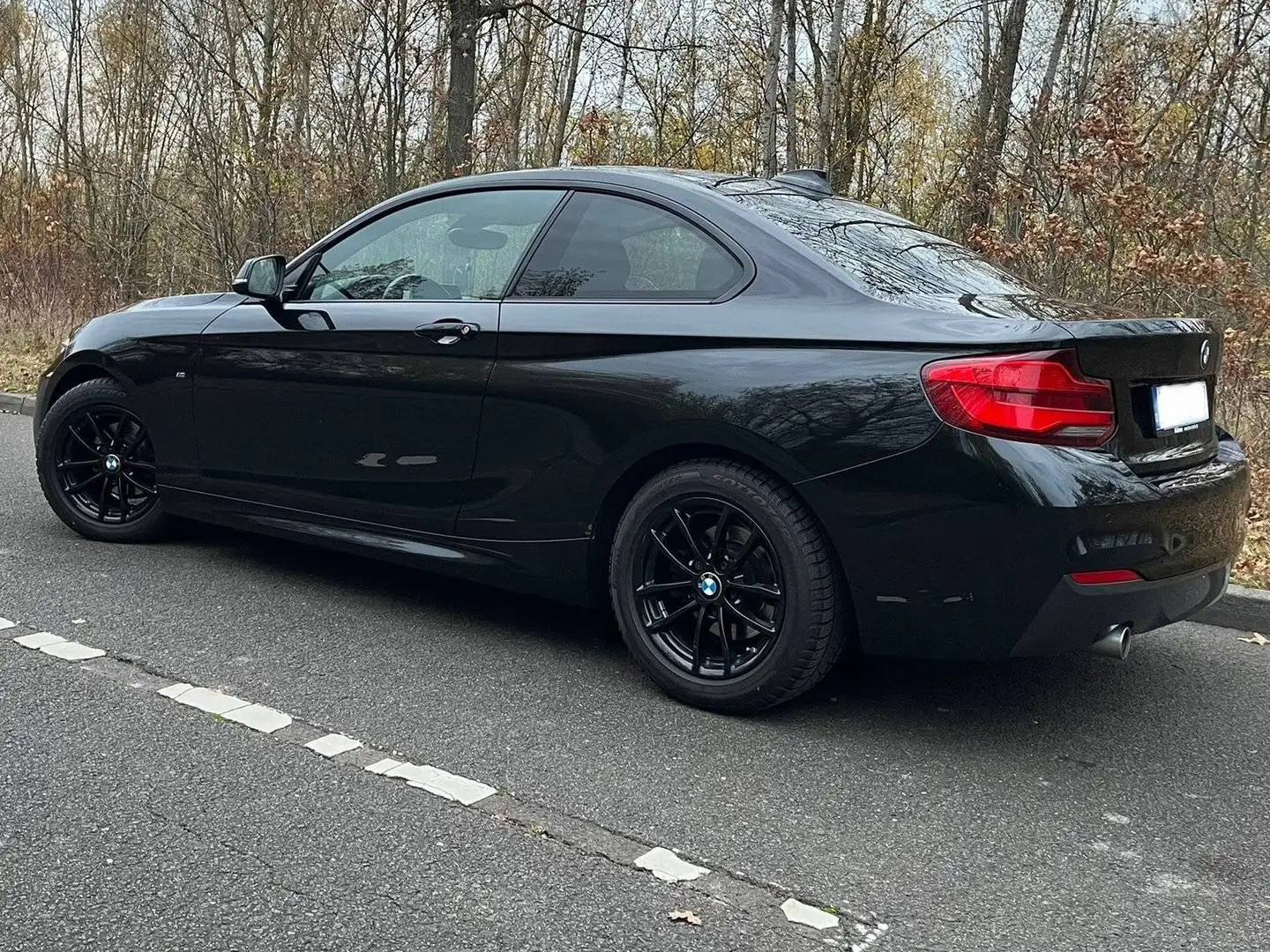 BMW 218 i M Sport SpoSi LED Navi AUT Facelift Schwarz - 2