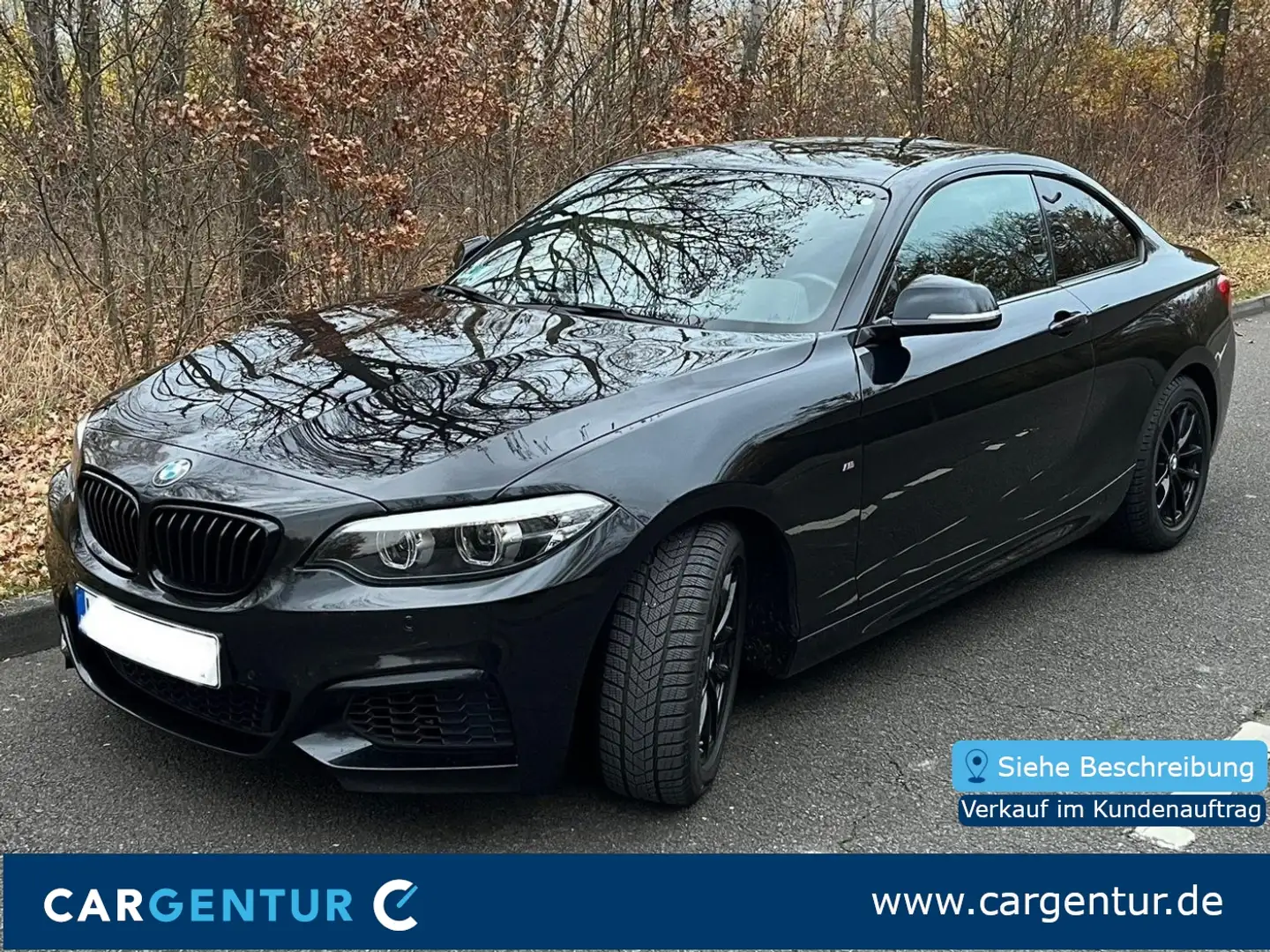 BMW 218 i M Sport SpoSi LED Navi AUT Facelift Schwarz - 1