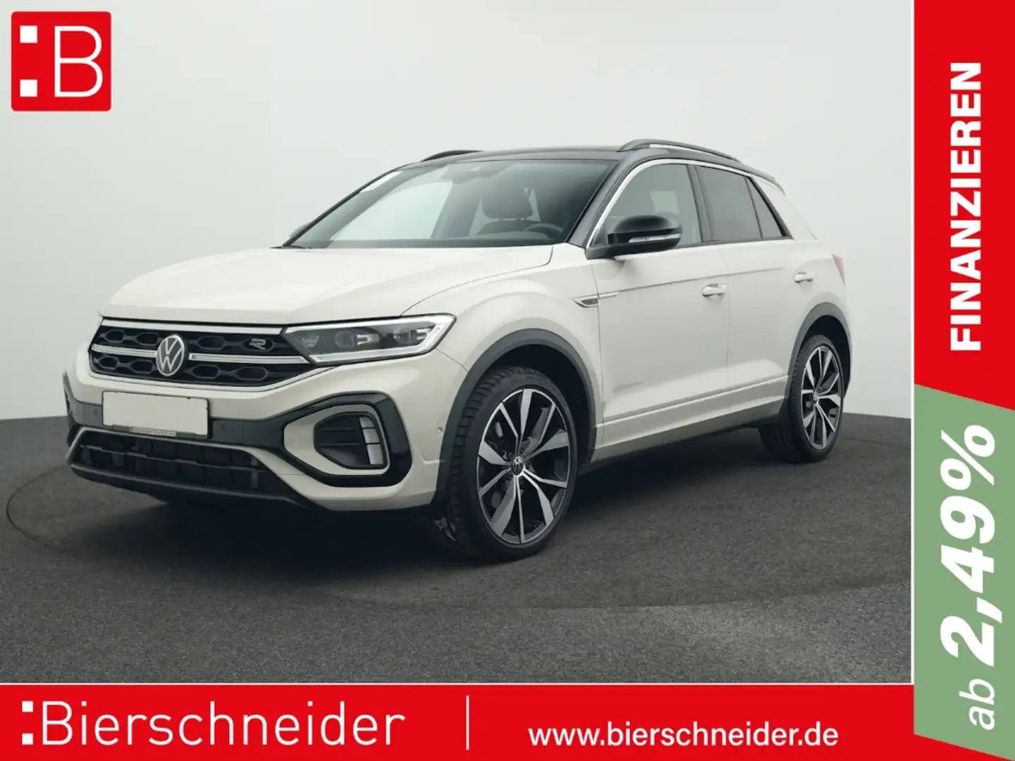 Volkswagen T-Roc 2.0 TDI DSG 4Mo. R-Line 5-J-GAR NAVI AHK Grau - 1