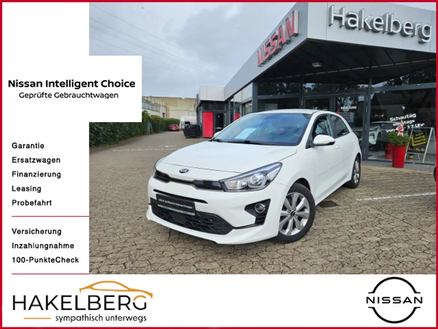 Kia Rio 1.0 T-GDI Vision Navigation+LED Scheinwerfer Weiß - 1