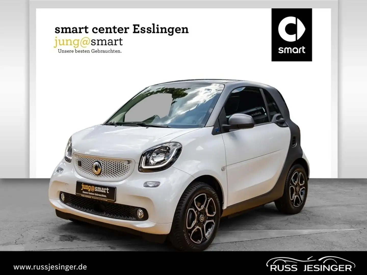 smart forTwo EQ  passion *Pano*WinterP*22kW*Allwetter* Wit - 1