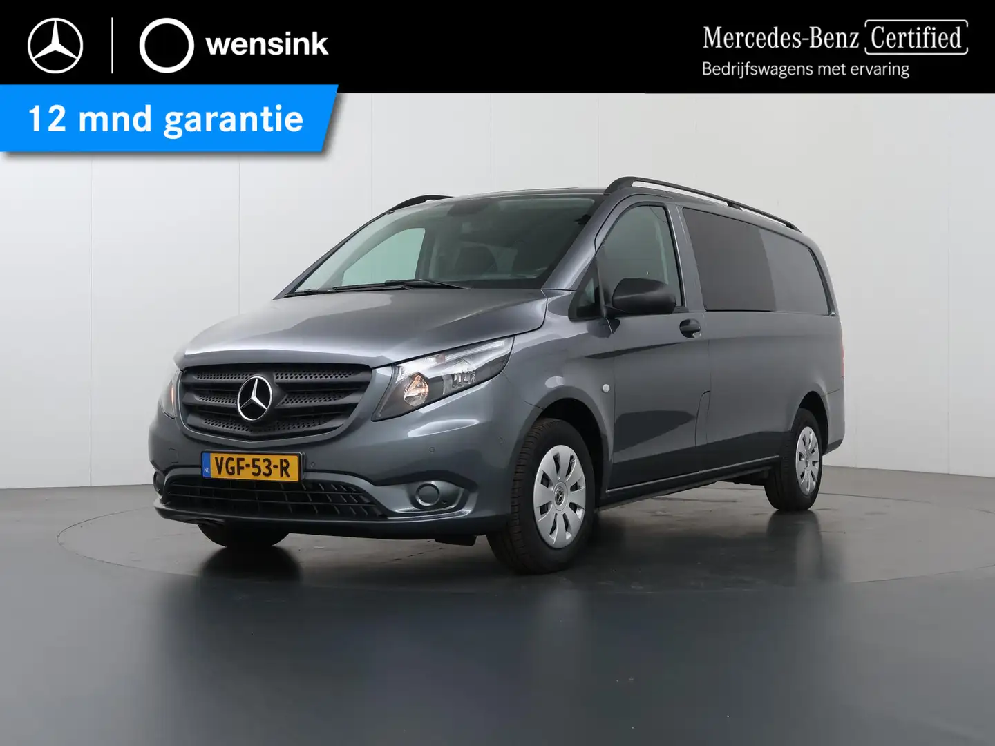 Mercedes-Benz Vito 116 CDI Aut. | L2 Lang | Dubbele Cabine | Navigati Grijs - 1