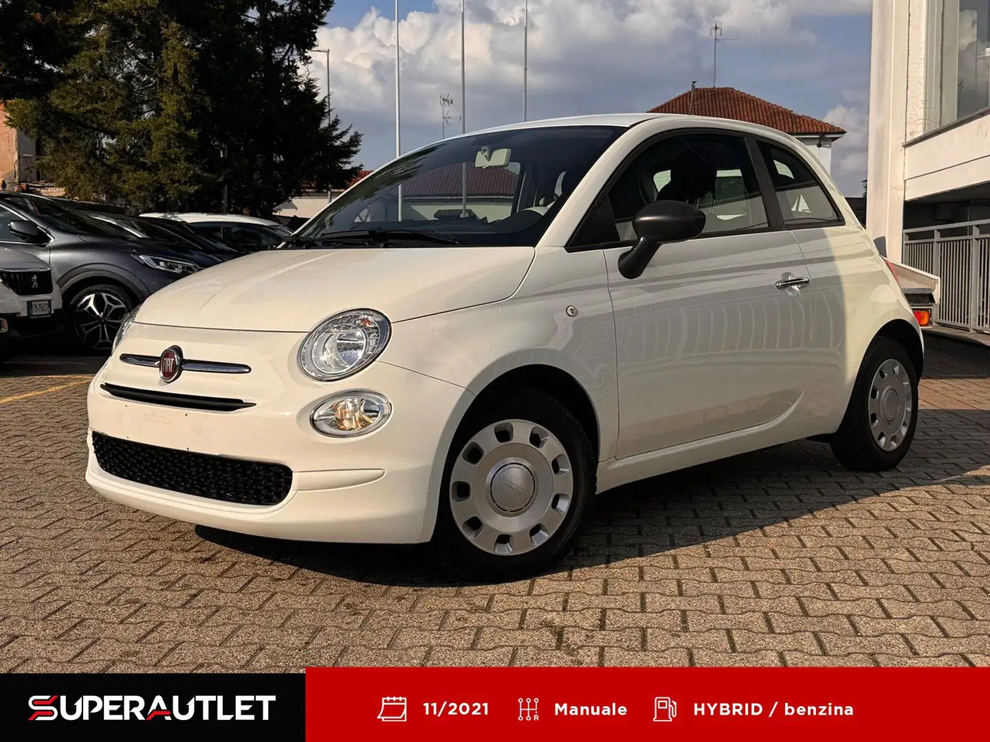 Fiat 500 1.0 FireFly Hybrid 70cv Cult Bianco - 1
