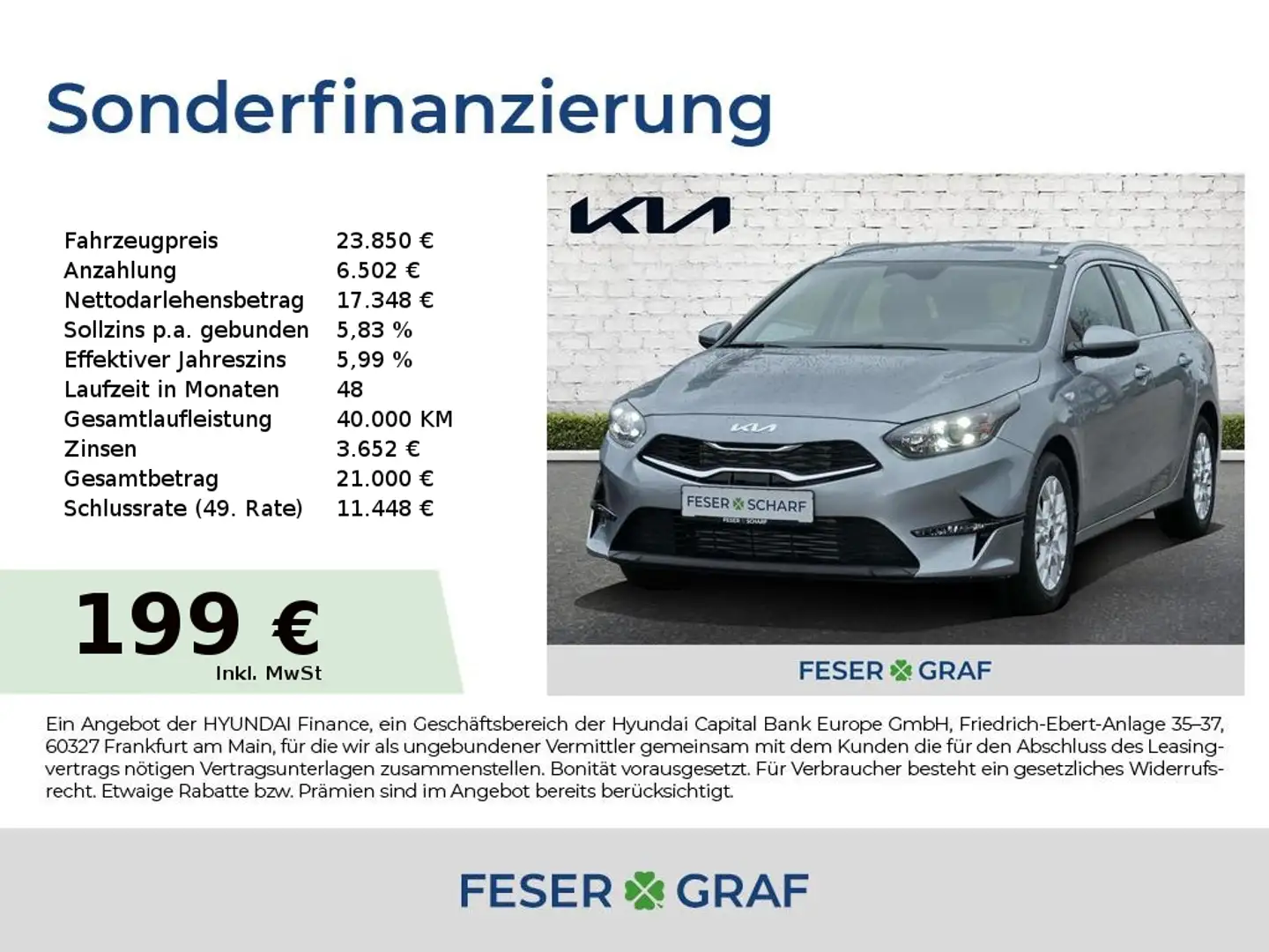 Kia Ceed SW / cee'd SW 1.5T 140 VISION KOMFORT+ NAVI Zilver - 1