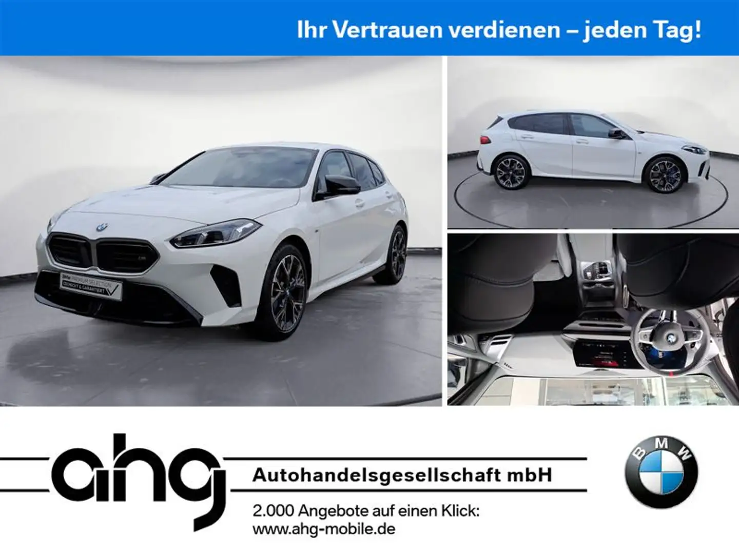 BMW 135 xDrive Klimaaut. Adaptives Fahrwerk Weiß - 1