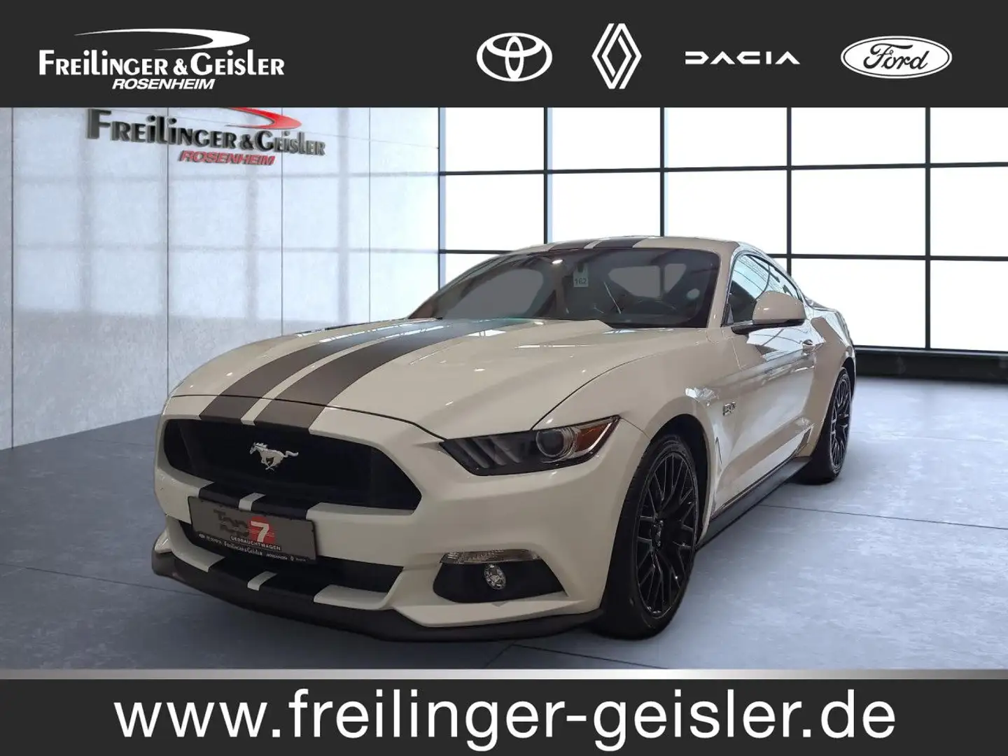 Ford Mustang GT Sportpaket Bluetooth Navi Xenon Klima Blanc - 1