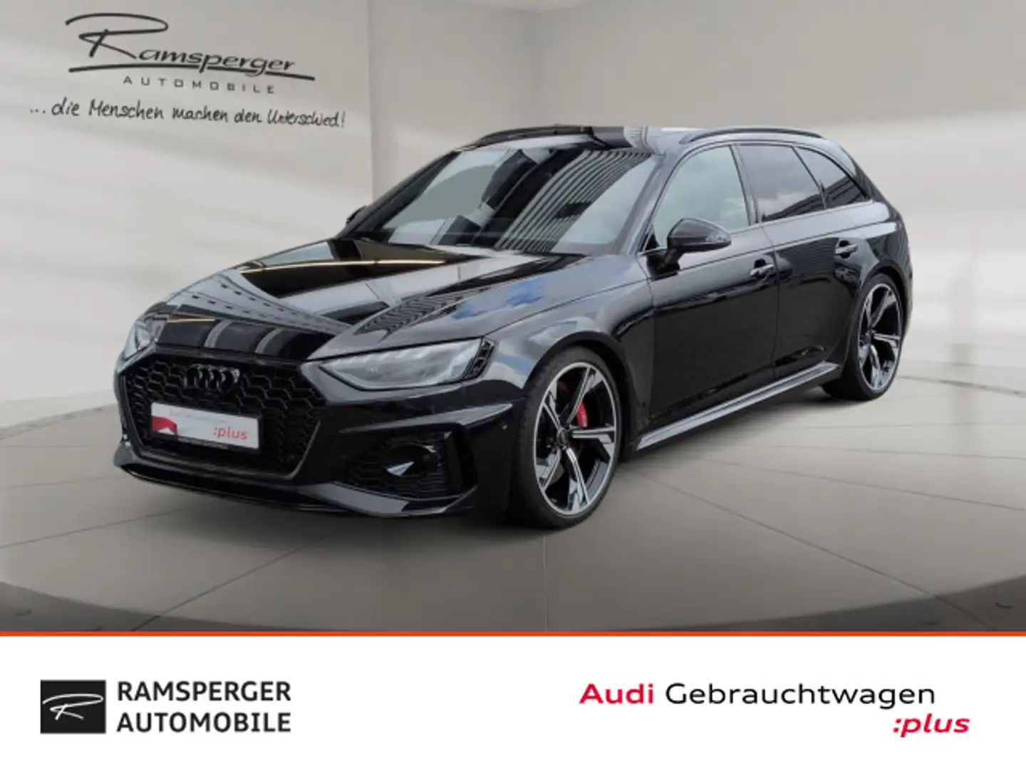 Audi RS4 Matrix ACC HuD Pano B&O 360° AHK Schwarz - 1