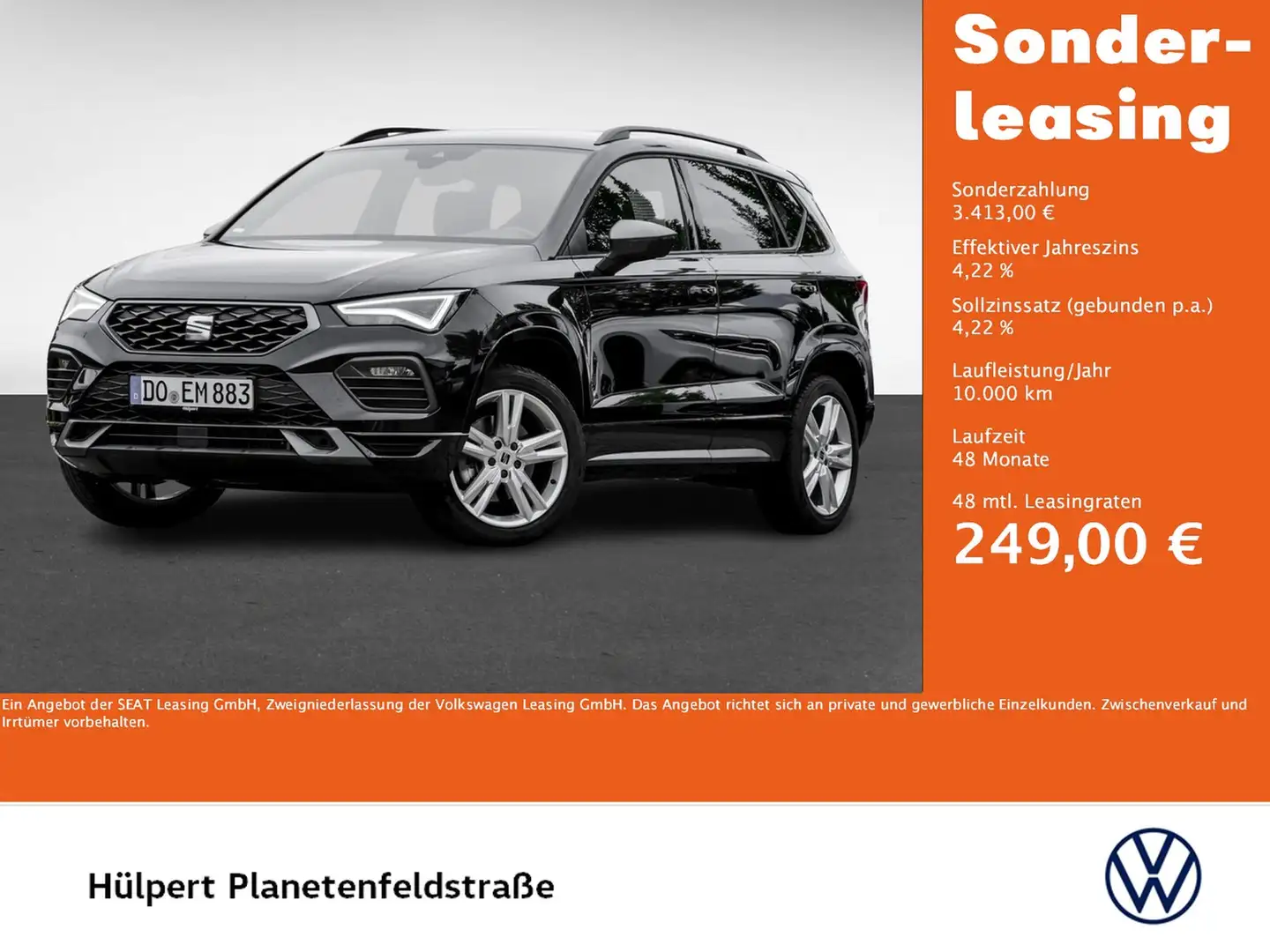 SEAT Ateca 2.0 FR BEATS CAM ACC LM18 NAVI SITZHEIZUNG Чёрный - 1