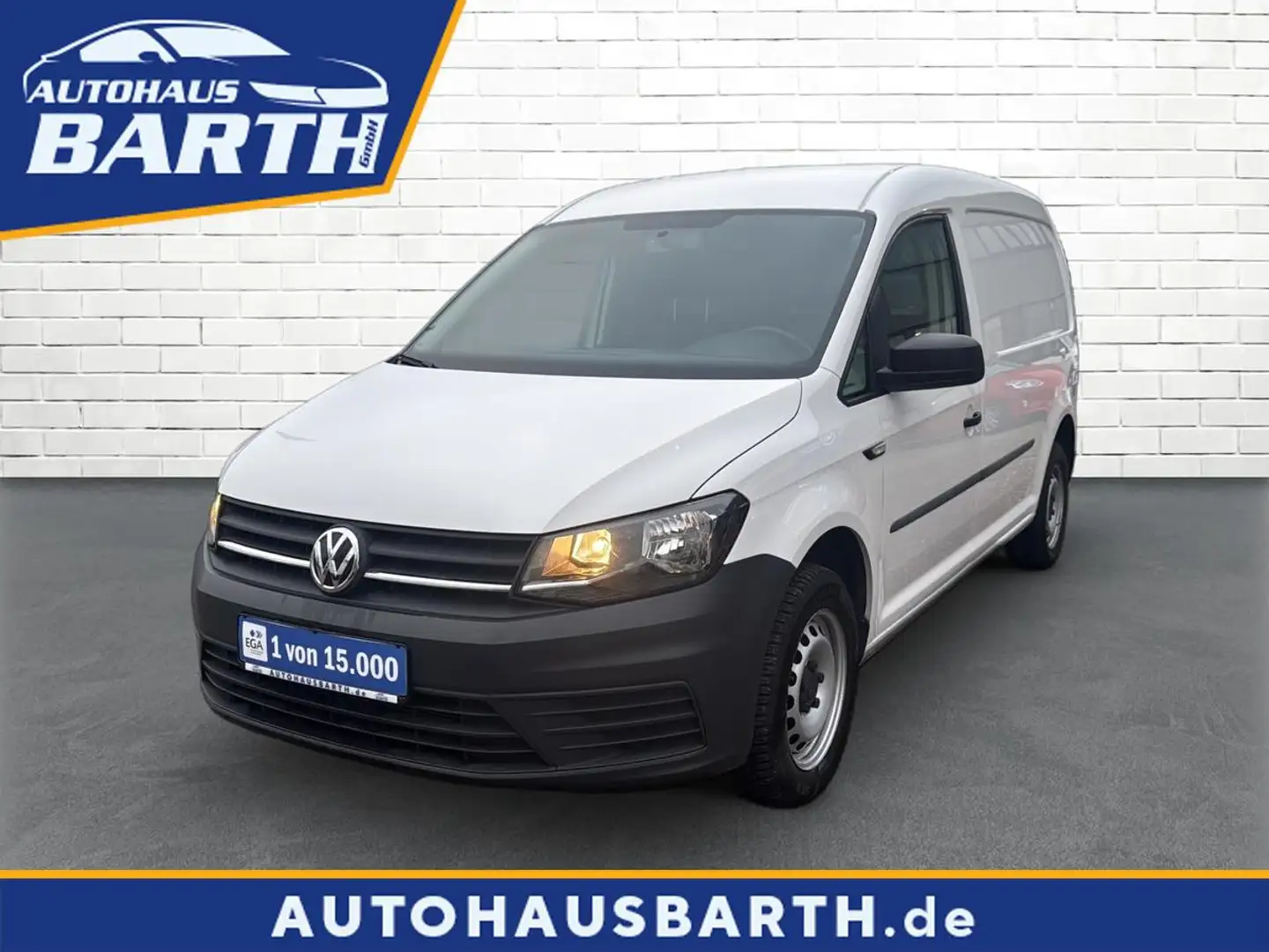 Volkswagen Caddy 2.0 TDI Kasten* Klima* PDC* Rundumleuc Weiß - 1