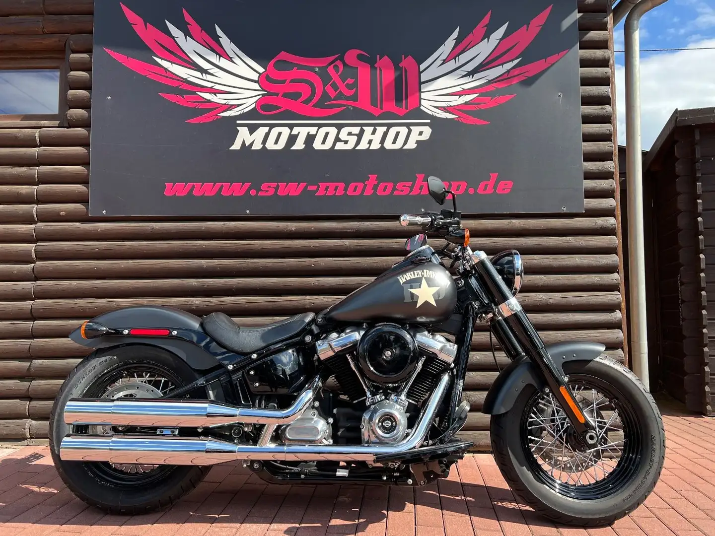 Harley-Davidson Softail Slim Military, S-Design, Top* Grau - 1