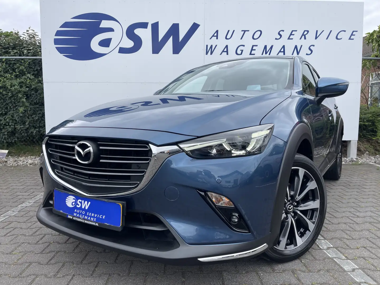 Mazda CX-3 2.0 SkyActiv-G 121 Luxury | CarPlay | Camera | HUD Blauw - 2
