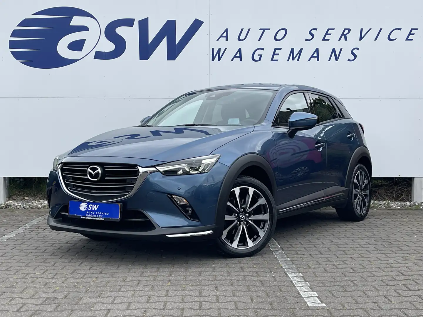Mazda CX-3 2.0 SkyActiv-G 121 Luxury | CarPlay | Camera | HUD Blauw - 1