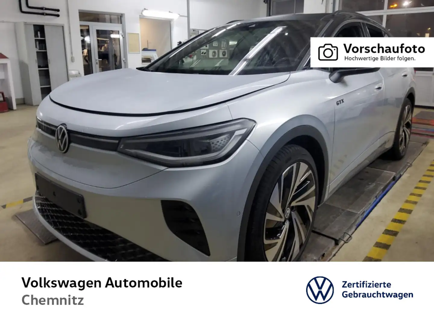Volkswagen ID.4 GTX mit Entertainment-Paket 4Motion*AHK* Silber - 1