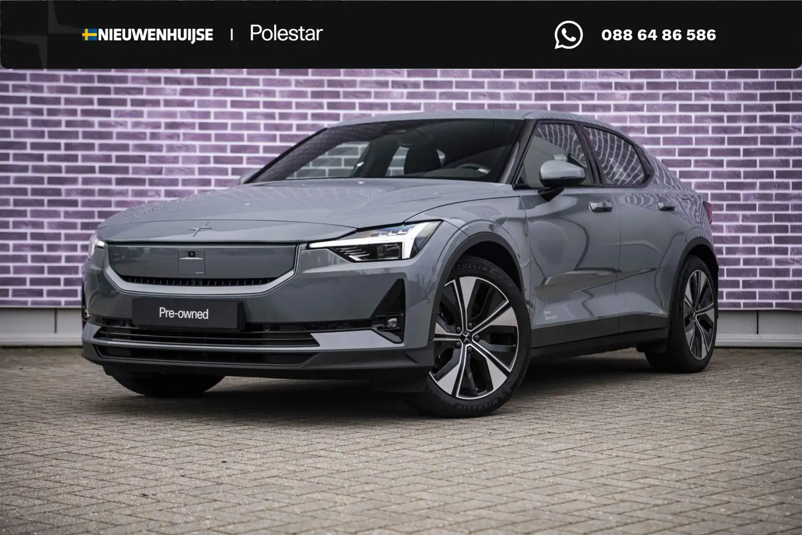 Polestar 2 Long Range Single Motor 82 kWh | Trekhaak | Pixel Gri - 1