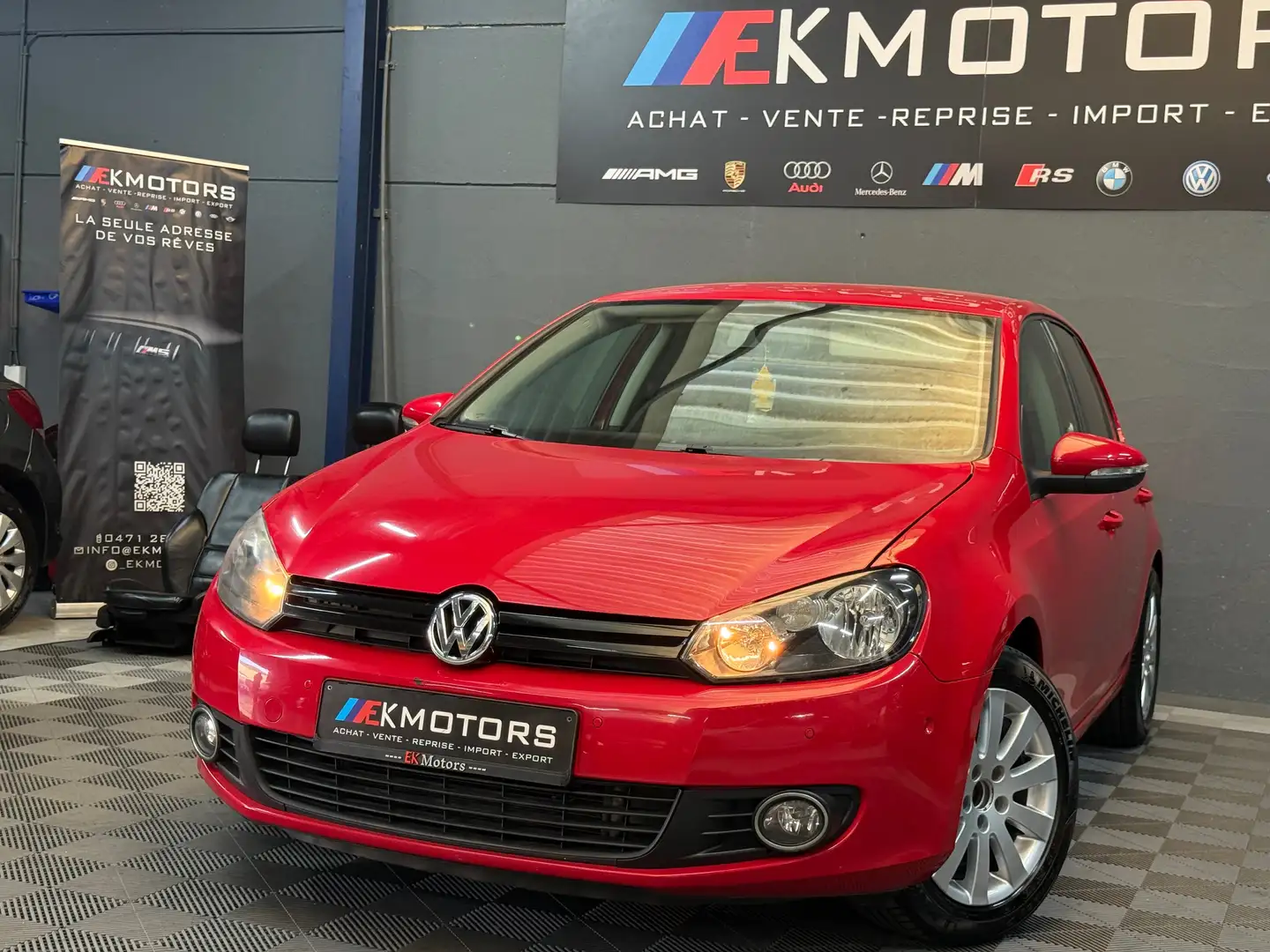 Volkswagen Golf °GPS°PARK ASSIST°PDC°PROPRE Rouge - 2
