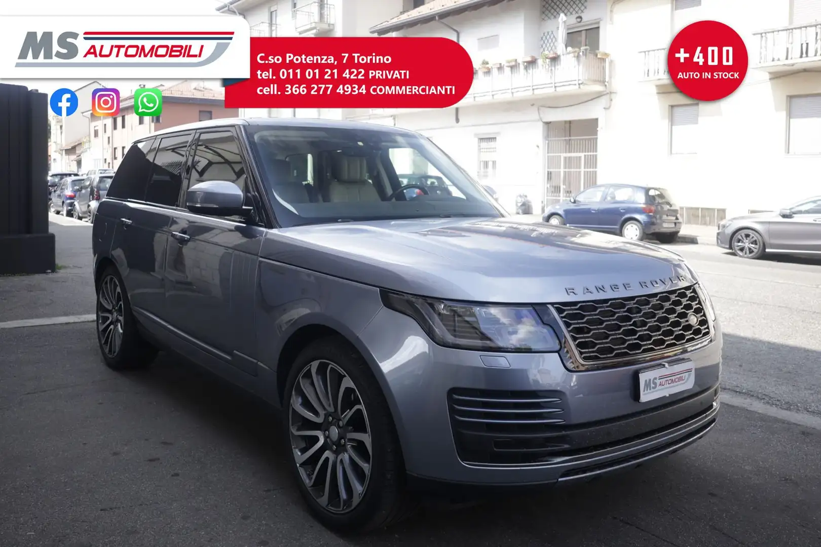Land Rover Range Rover Land Rover Range Rover Range Rover 3.0 SDV6 Autob Grigio - 1
