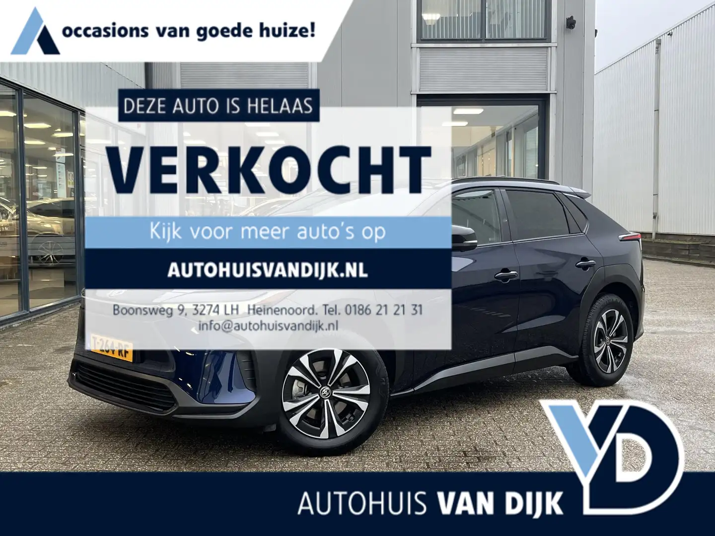 Toyota bZ4X Dynamic 71 kWh | NL Auto/1e Eig./Voll.Historie/Nav Bleu - 1