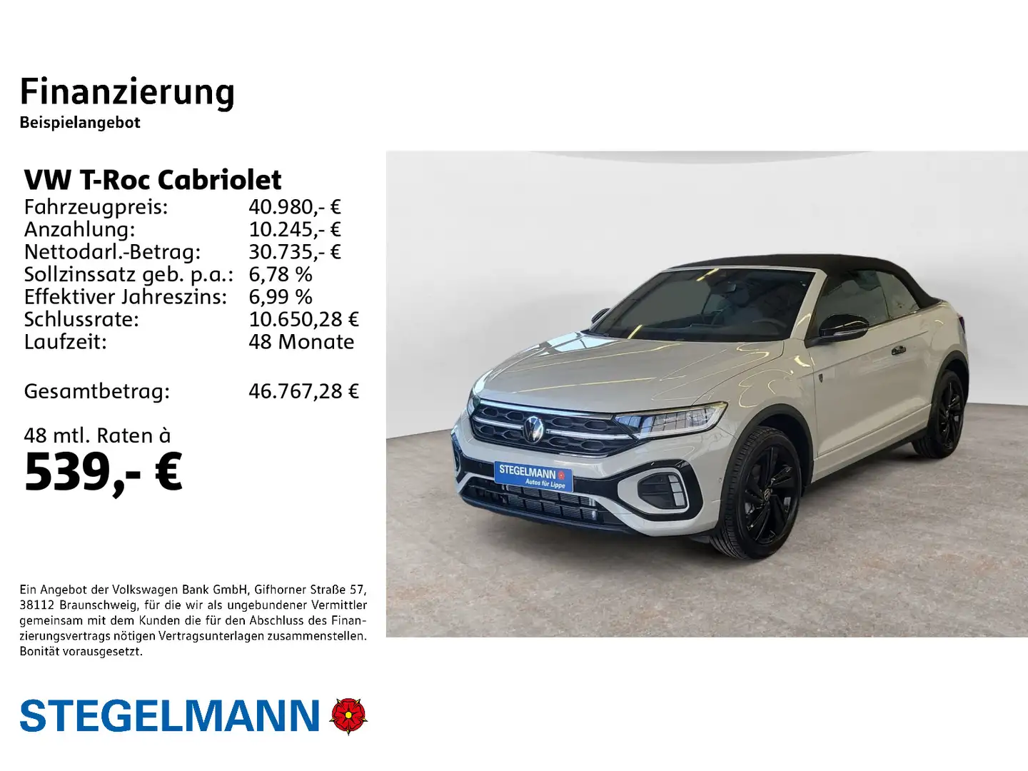 Volkswagen T-Roc 1.5 l TSI OPF 7-Gang-DSG R-Line Grau - 2
