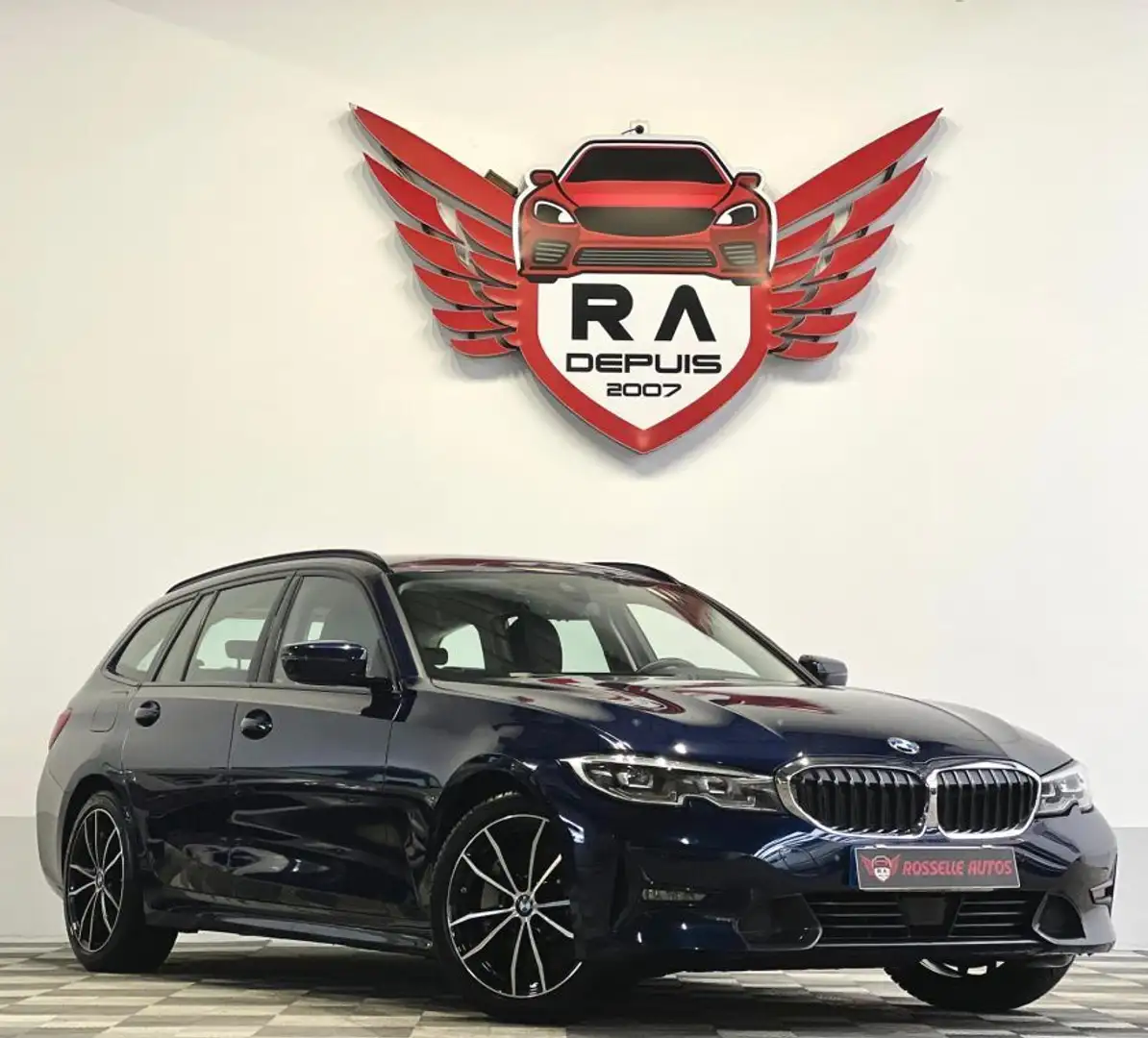 BMW 330 SERIE 330D 3.0 X-DRIVE SPORT-LINE 265CH Blau - 1