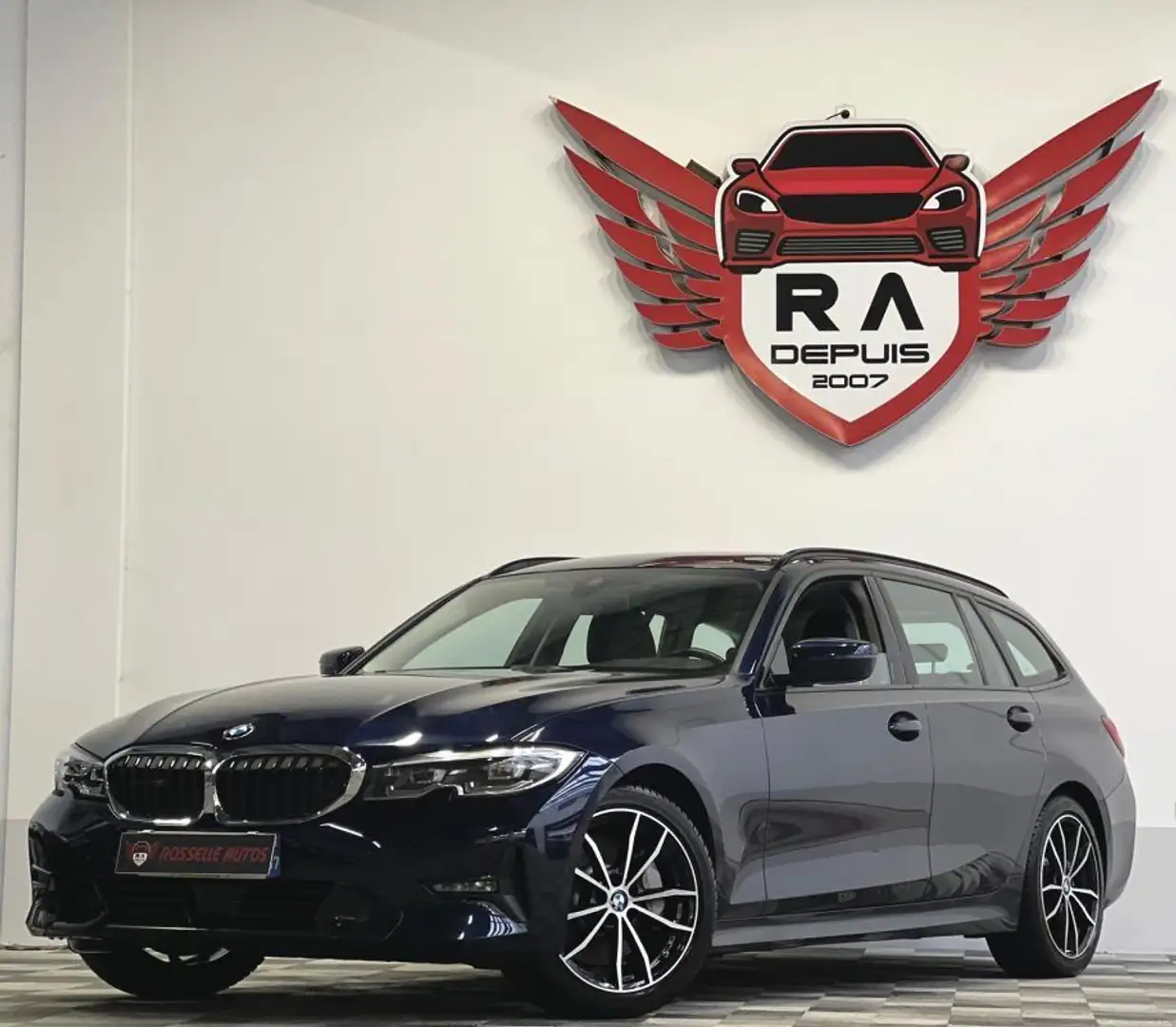 BMW 330 SERIE 330D 3.0 X-DRIVE SPORT-LINE 265CH Blau - 2