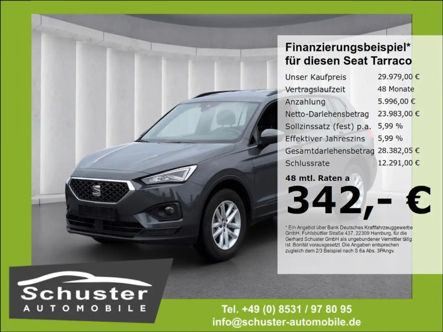 SEAT Tarraco Style 7-Sitzer 2.0TDI*DSG LED ACC Navi Grau - 1