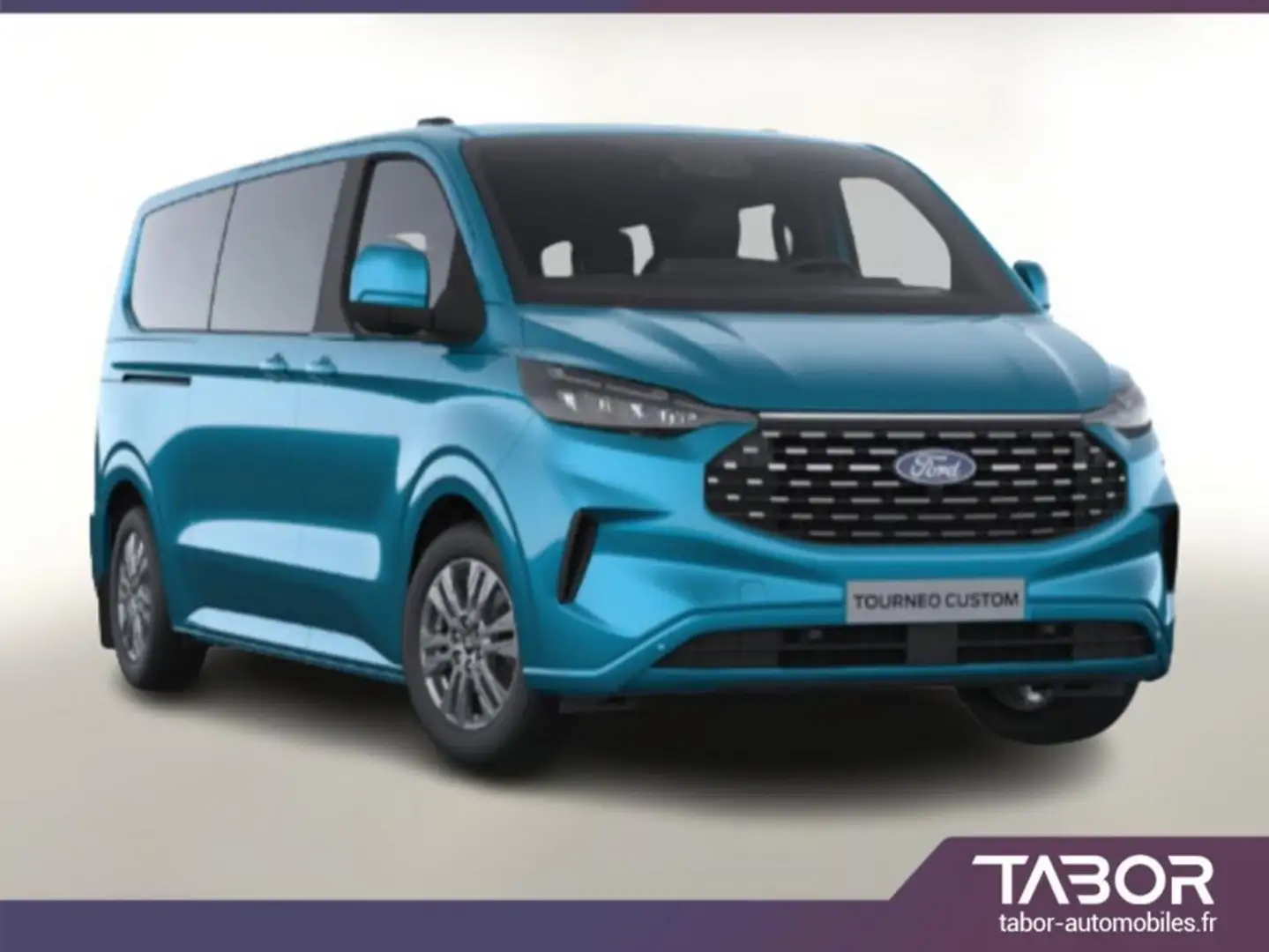 Ford Tourneo Custom Custom 2.0 TDCi 170 Aut Tit 320 L2 Bleu - 1