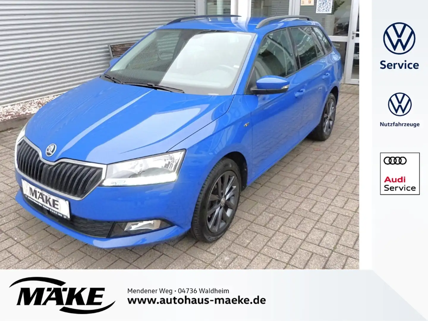 Skoda Fabia Combi, 1.0 TSI, ACC, ISOFIX, LED-Tagfahrlicht, Blau - 1