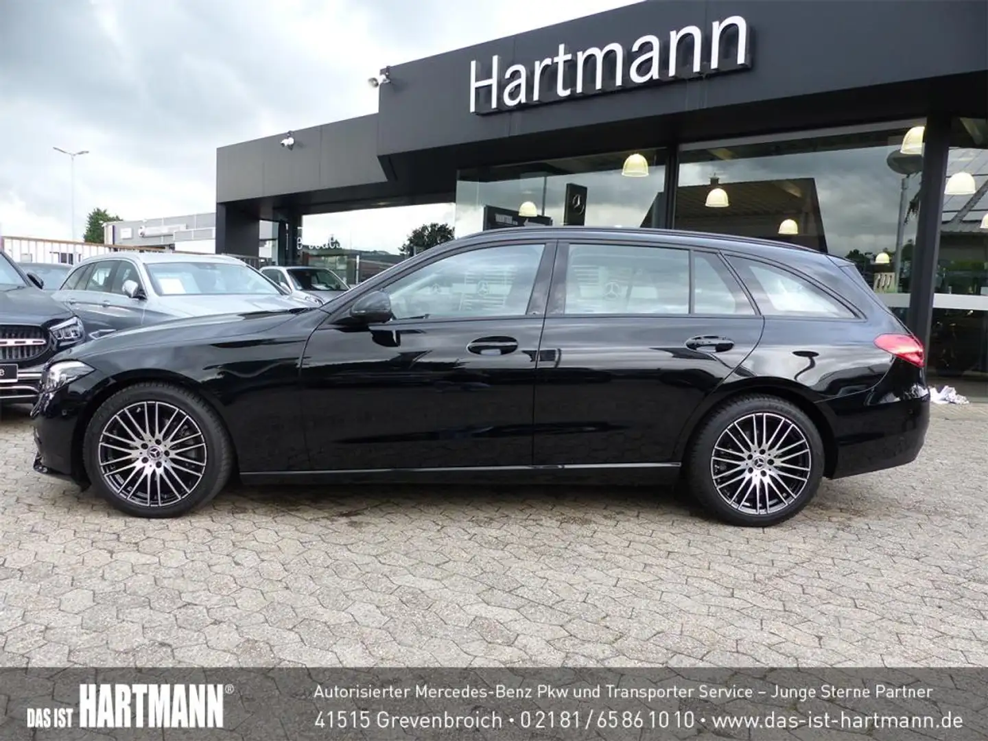 Mercedes-Benz C 180 T BUSINESS+MBUX+NAVI+RF.-KAMERA+SPGL-PAKET Schwarz - 2